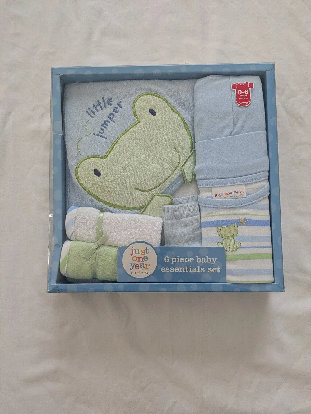 Just One Year Carter's 6 Piece Baby Essentials Set.